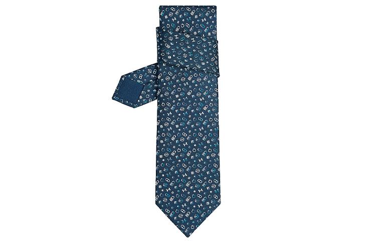 HERMES Галстук Quincaillerie tie