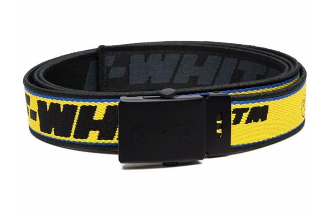 Off-White Ремень Wmns Polyester Belt Wide 2.5cm Yellow