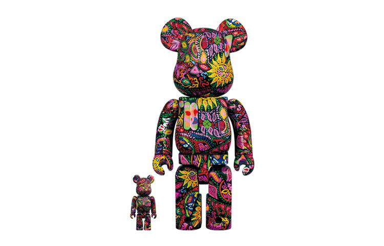 BE@RBRICK Bearbricks и коллекционный предмет Psychedelic Paisley