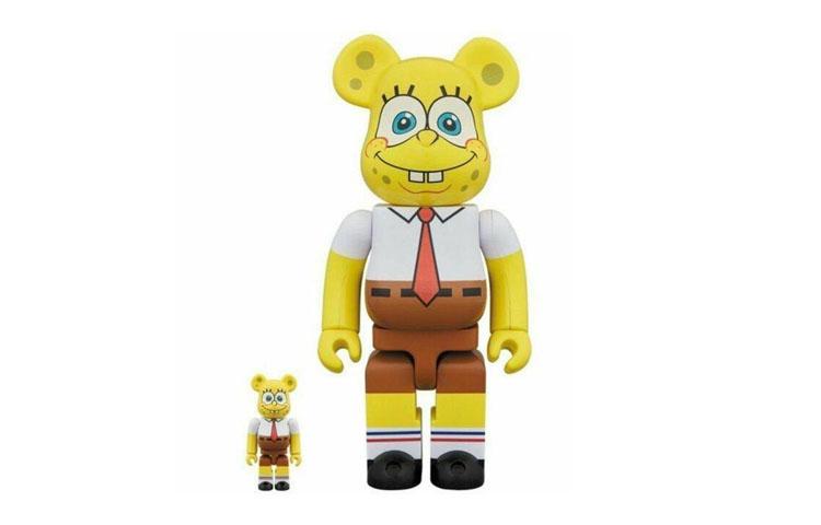 BE@RBRICK Bearbricks и коллекционный предмет Spongebob 100%400%