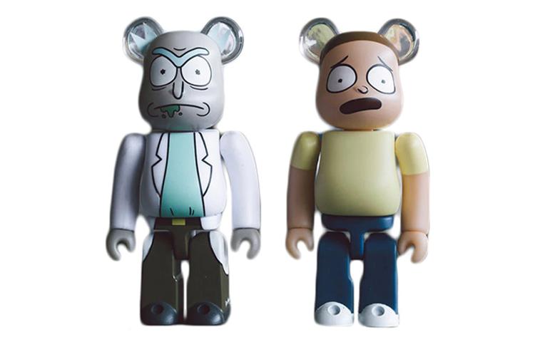BE@RBRICK Bearbricks и коллекционный предмет Bait Rick and Morty 100%