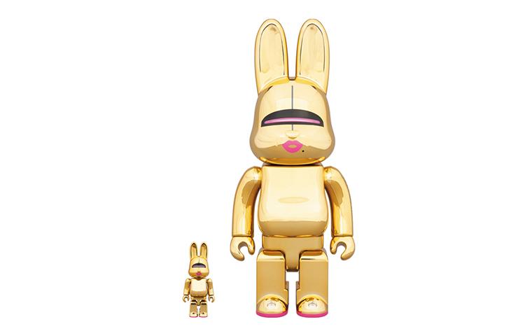 BE@RBRICK Bearbricks и коллекционный предмет R@BBRICK Sexy Robot Gold 100%400%