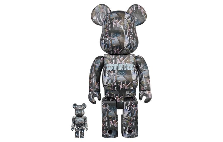 BE@RBRICK Bearbricks и коллекционный предмет The Doors STRANGE DAYS 100%400%