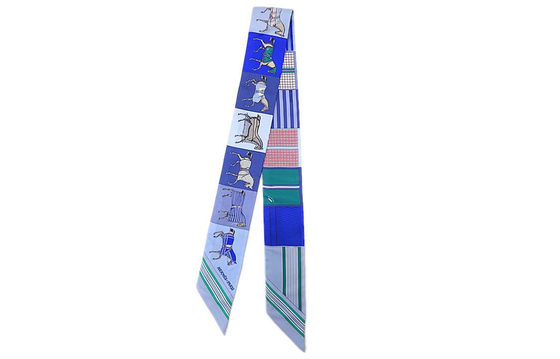 HERMES Шарф Twilly COUVERTURES