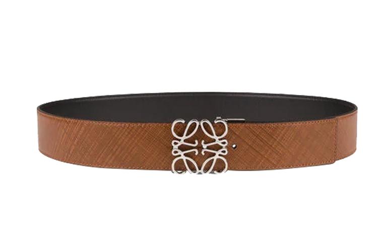 Loewe Ремень Men’s Leather Belt Wide 4cm Brown