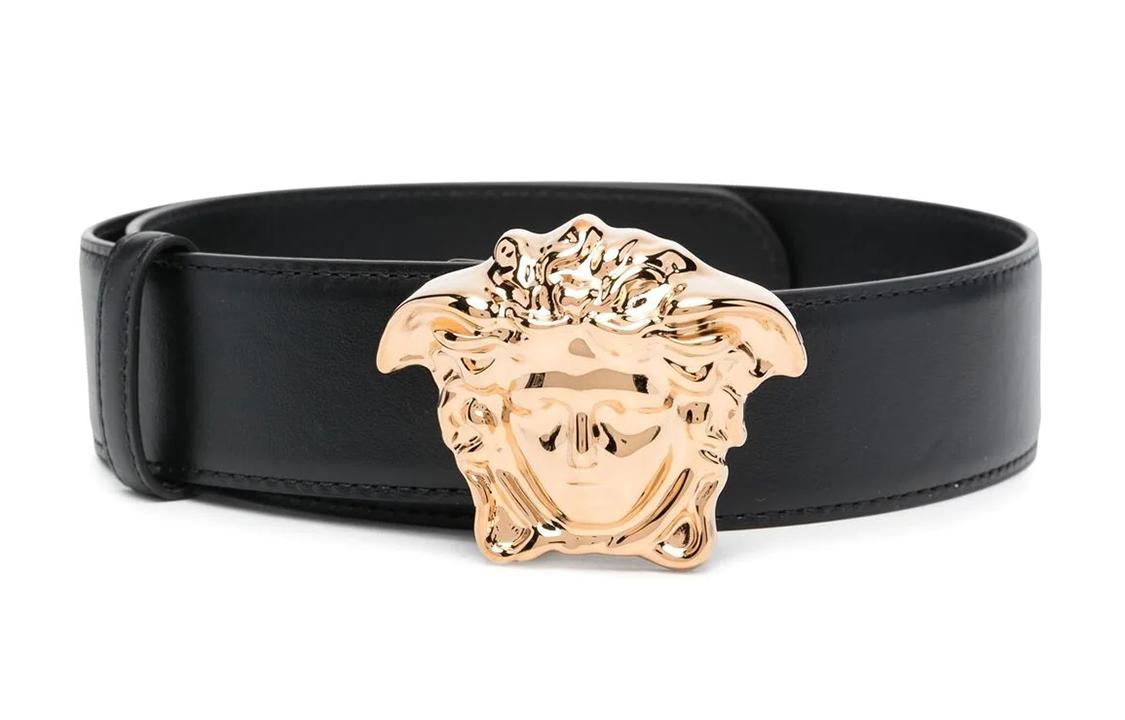 Versace Ремень Wmns Medusa Head Belt Wide 4cm Black