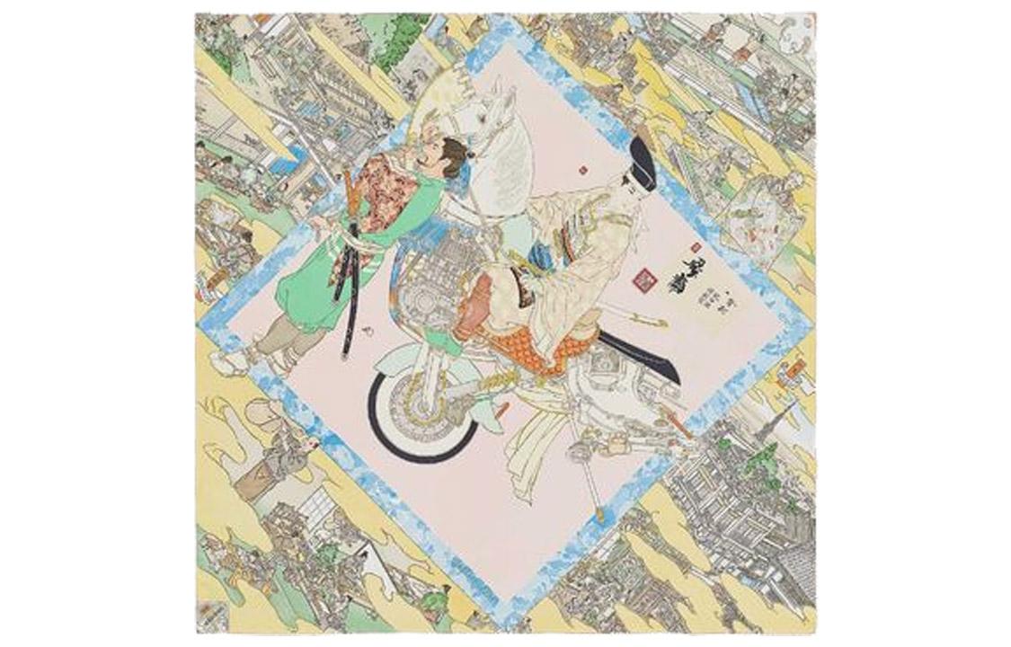 HERMES Шарф 90Cm