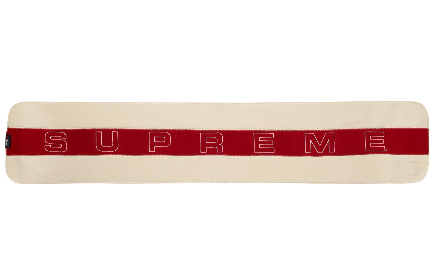 Supreme Шарф FW18 Polartec Scarf Natural
