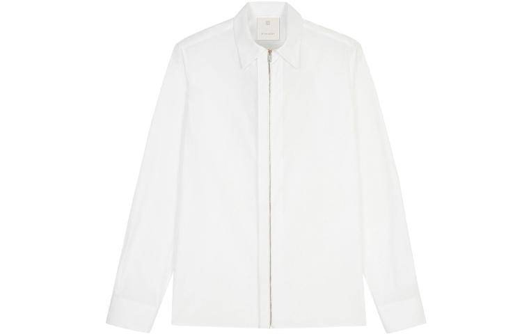 Givenchy Рубашка Men’s SS21 Zipper Shirt White