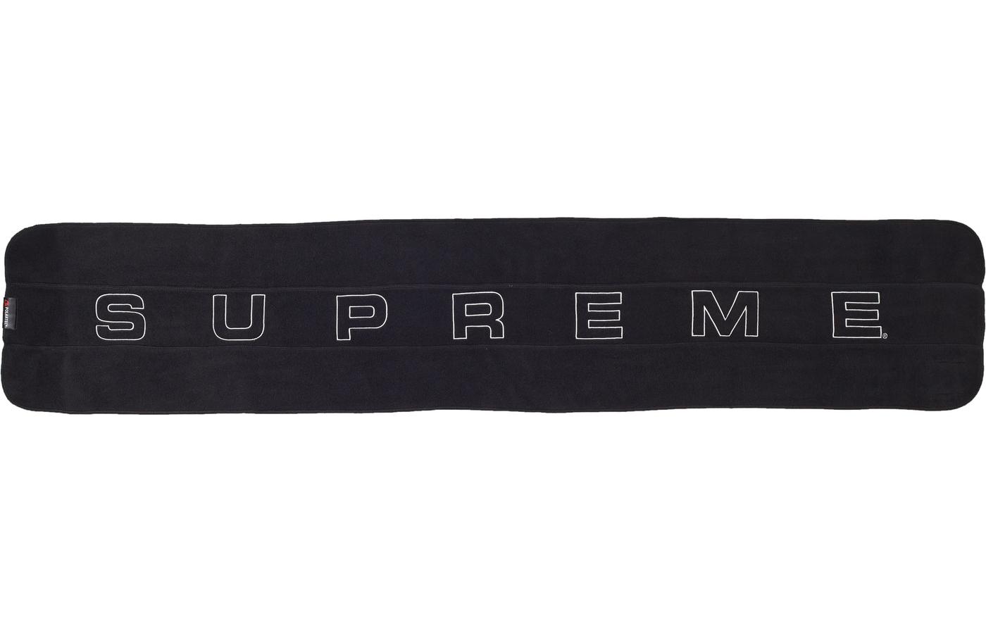 Supreme Шарф FW18 Polartec Scarf Black