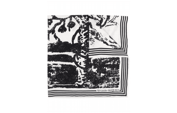 Alexander McQueen Шарф Unisex Silk Scarf