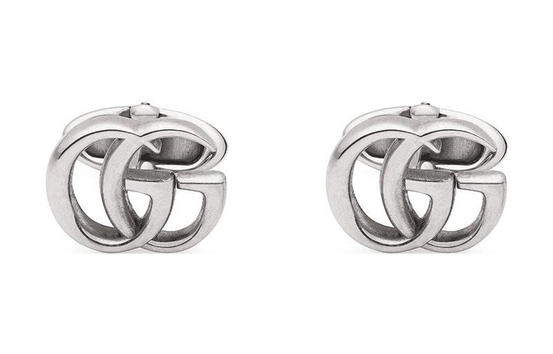 Gucci Аксессуар GG MARMONT AGED STERLING SILVER CUFFLINKS
