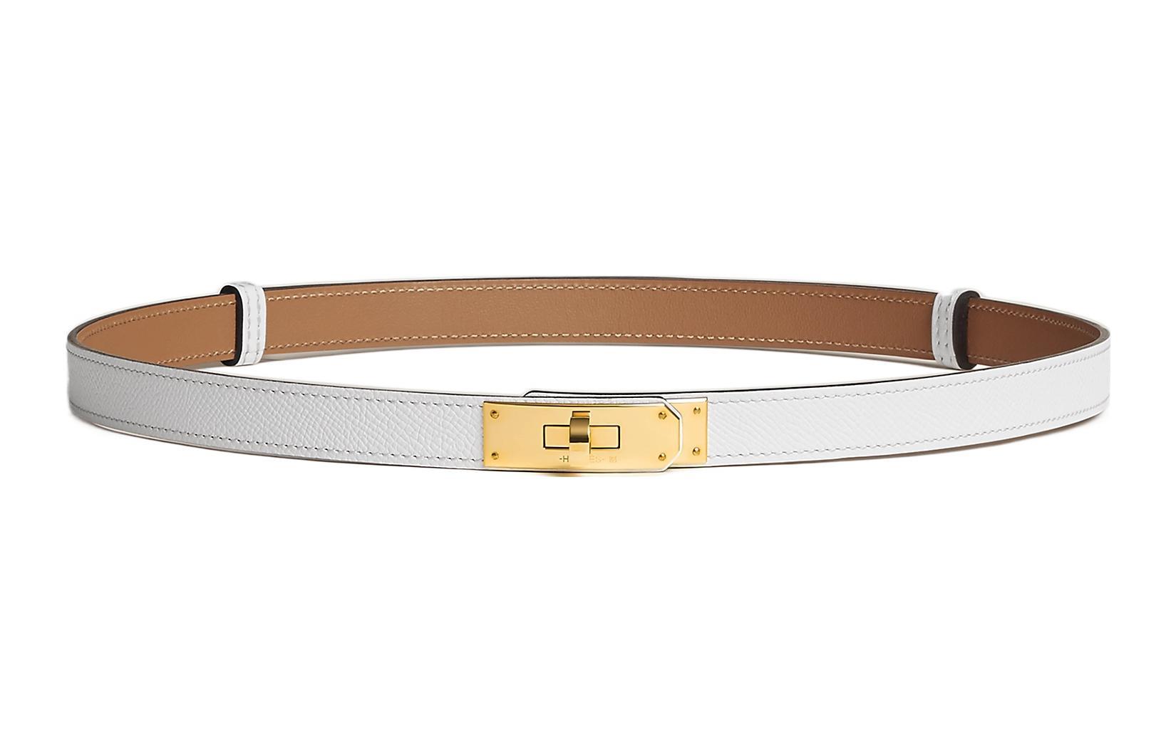 HERMES Ремень Kelly 18 Epsom 1.8cm