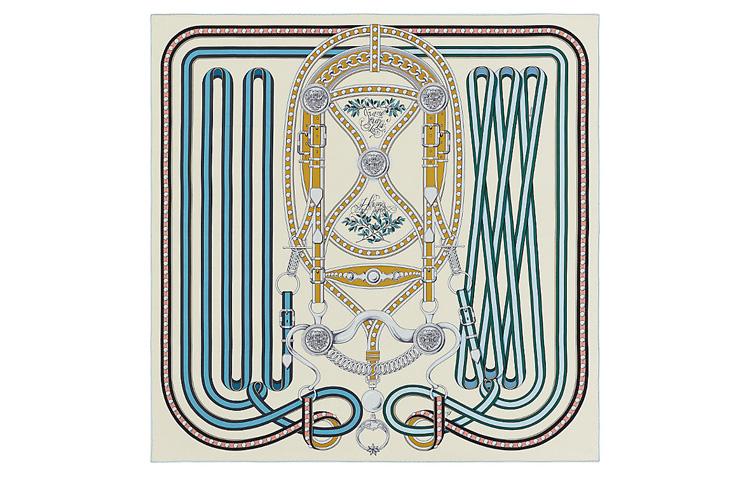 HERMES Шарф “”90