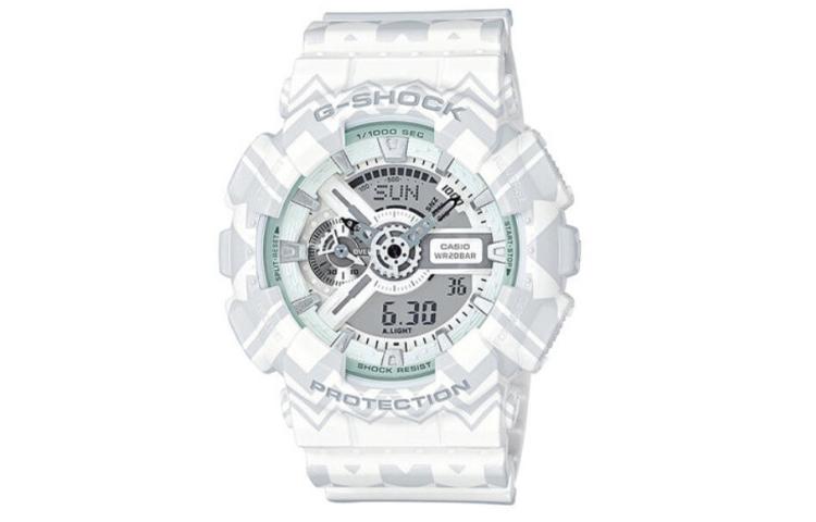 Casio Часы G-SHOCK&BABY-G GA-110TP-7A+BA-110TP-7A