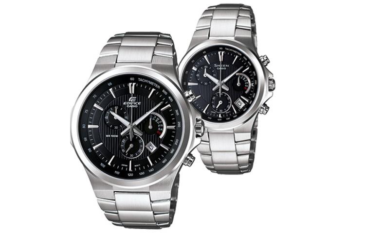 Casio Часы EDIFICE & SHEEN 100 EFR-500D&SHE-5019D-1A