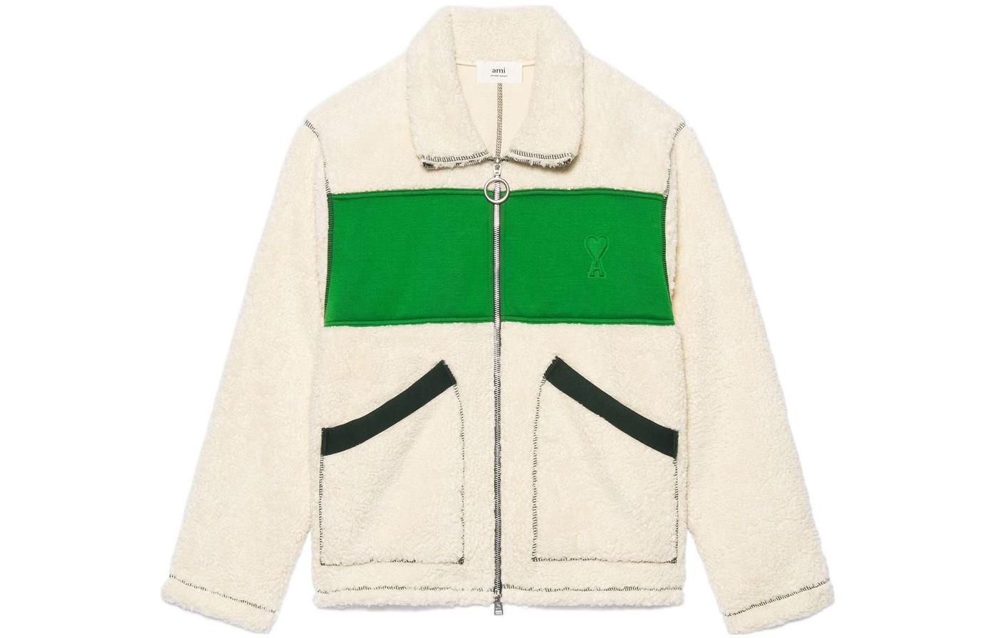 AMI Paris Куртка Men’s SS22 Zip Jacket Green