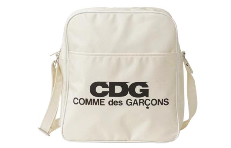 Comme Des Garçons Сумка на плечо Men’s Nylon Printing Single-Shoulder Bag Ivory