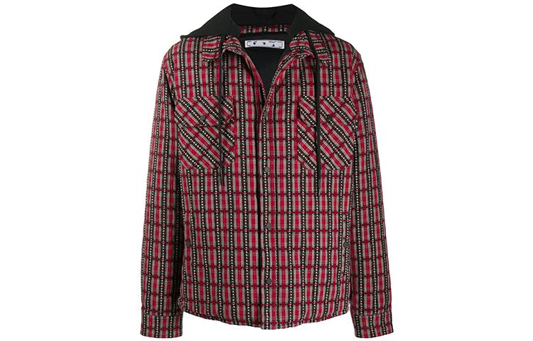 Off-White Куртка Jacket Men Black/Red/Grey