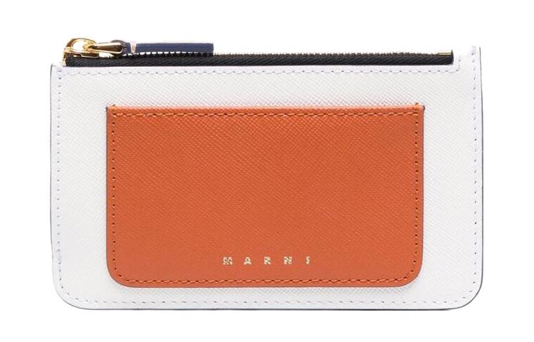 Marni Кошелёк Wmns Pocket Organizer Beige/Orange