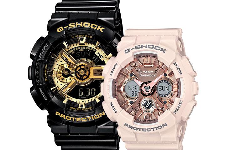 Casio Часы G-SHOCK GMA-S120MF-4APR+GA-110GB-1APR