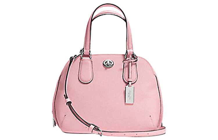 Coach Сумка с ручками Wmns Leather Prince 22 Turnlock Single-Shoulder Bag Small Pink