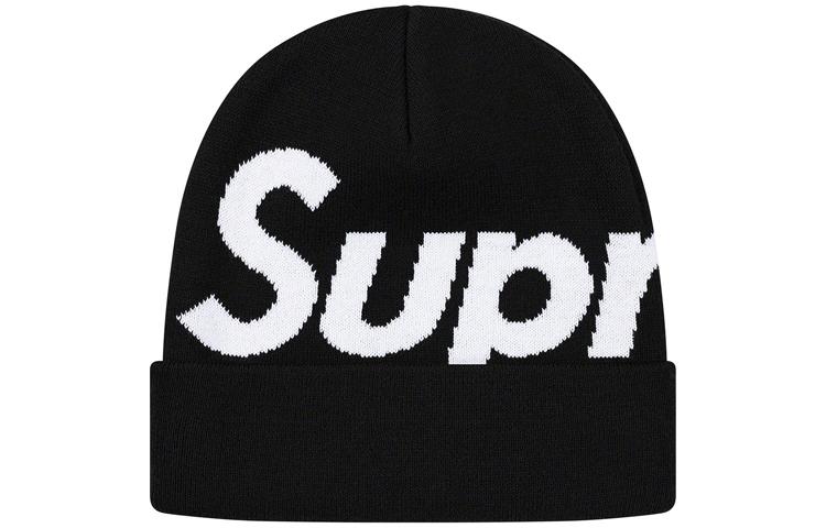 Supreme Шапка Supreme FW19 Week 7 Big Logo Beanie logo
