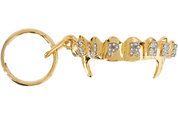 Supreme Брелок SS19 Fronts Keychain Gold