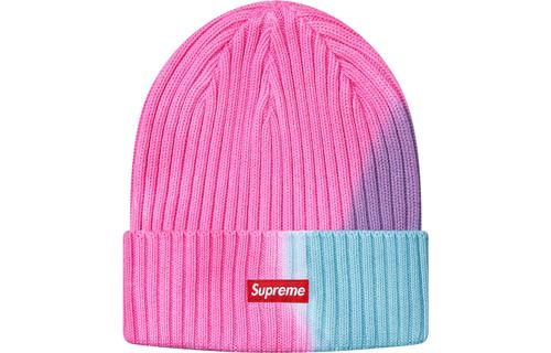 Supreme Шапка Supreme SS19 Overdyed Beanie Pink Box Logo