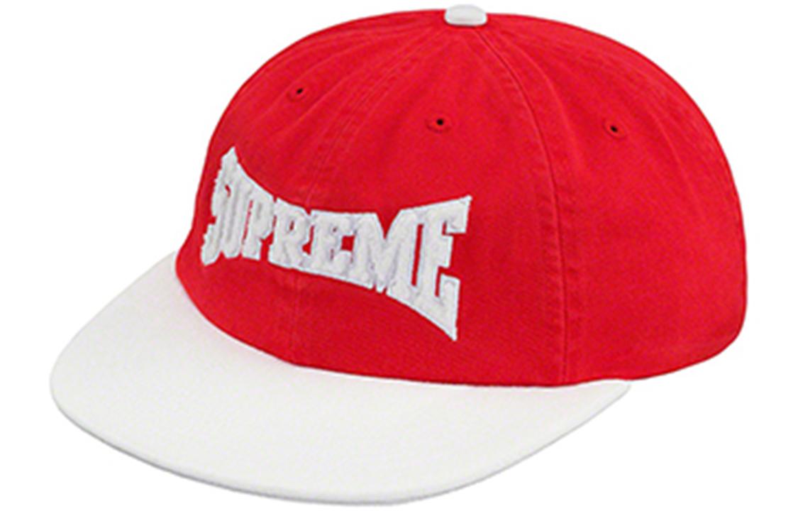 Supreme Кепка SS19 Chenille Logo 6-Panel Red LOGO