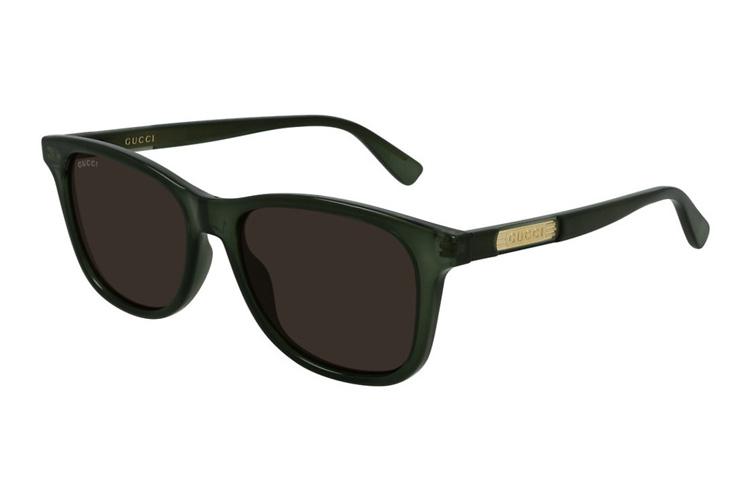 Gucci Солнцезащитные очки Men’s Rectangular Sunglasses 54mm Brown