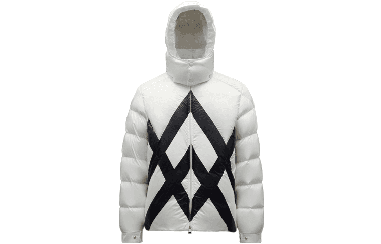 Moncler Пуховик Men’s Logo Short Down Jacket Creamy