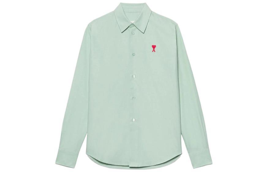 AMI Paris Рубашка Long Sleeve Shirt Wmns Green