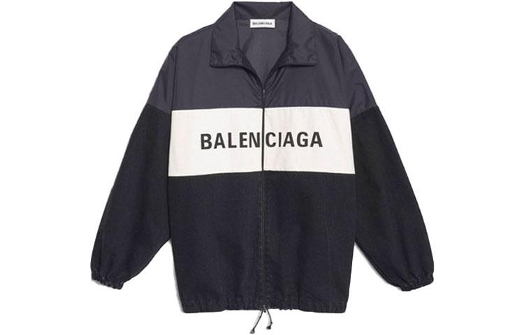 Balenciaga Куртка Wmns FW21 Logo Printing Jacket Black