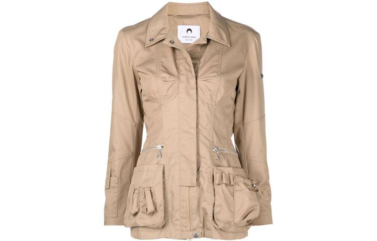 marine serre Куртка Wmns FW21 Jacket Coat Khaki