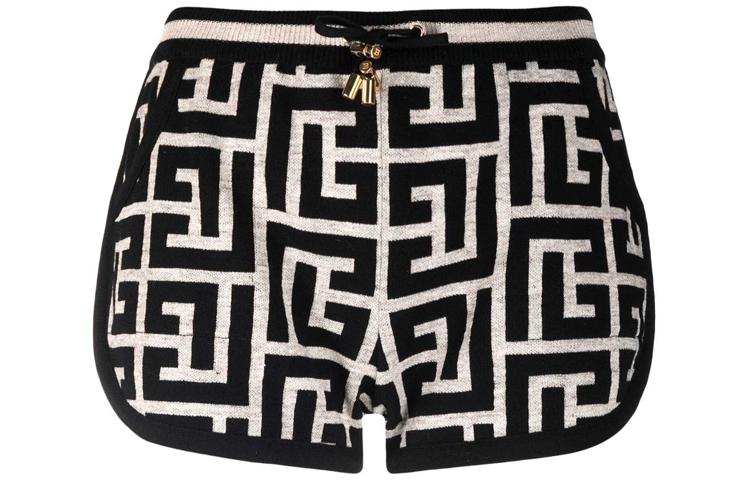 Balmain Шорты Wmns Logo Shorts Black