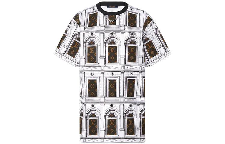 Louis Vuitton Футболка Wmns FW21 Logo T-Shirt Gray