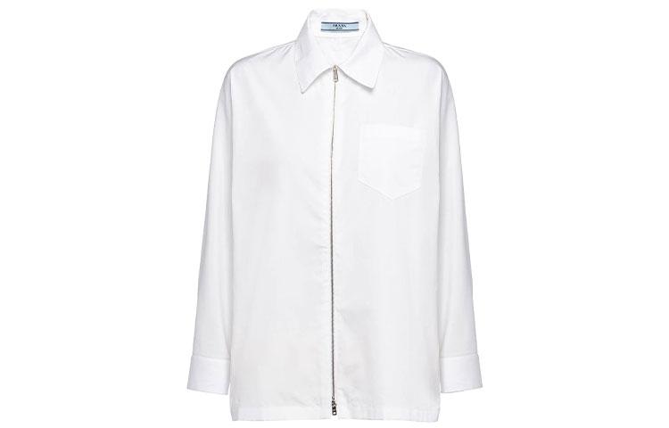 Prada Рубашка Wmns Long-Sleeved Shirt White