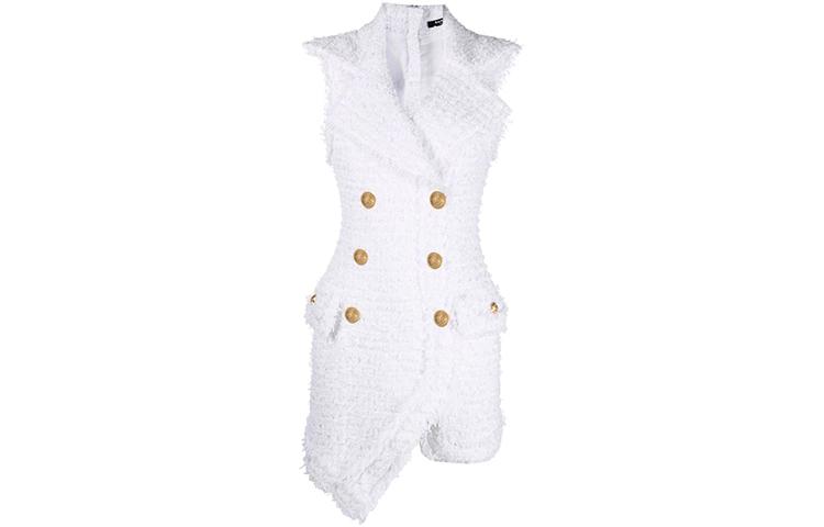Balmain Платье Sleeveless Dress White