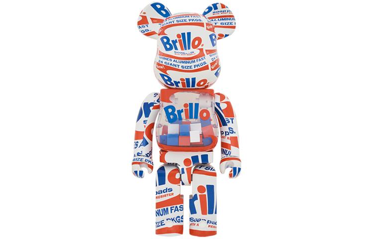 BE@RBRICK Bearbricks и коллекционный предмет ANDY WARHOL · "Brillo" 2022 70cm