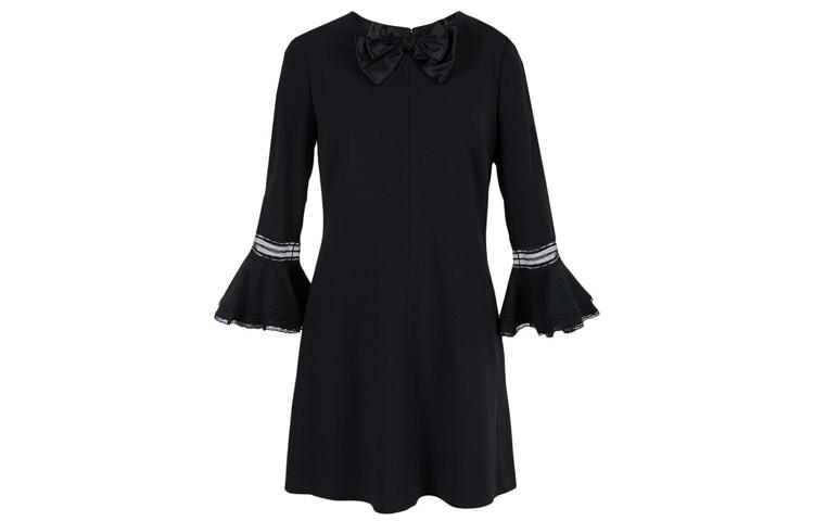 Saint Laurent Платье Long-sleeved Dress Black