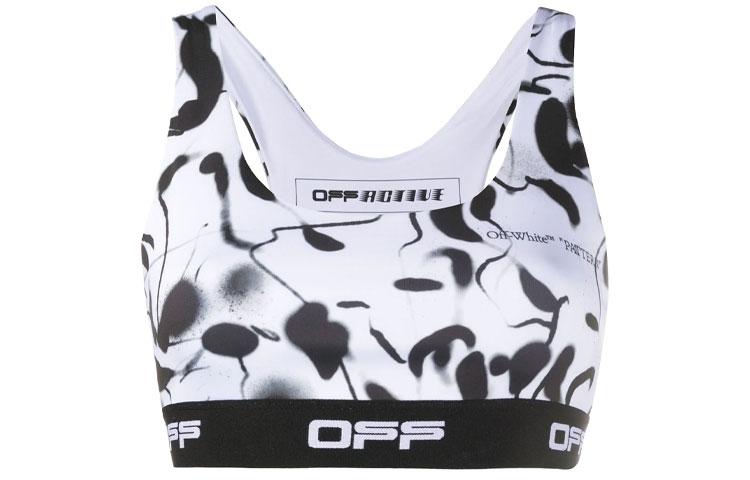 Off-White Спортивный топ FW21 Printing Sports Underwear White