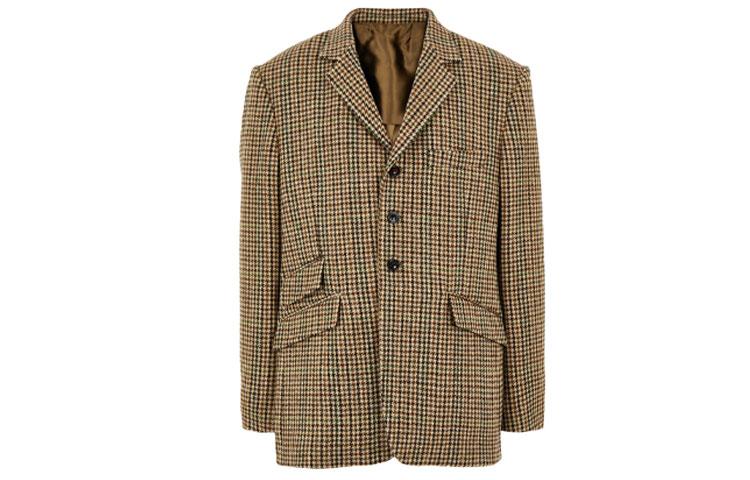 Maison Margiela Пиджак Men’s FW21 Houndstooth Blazer Brown