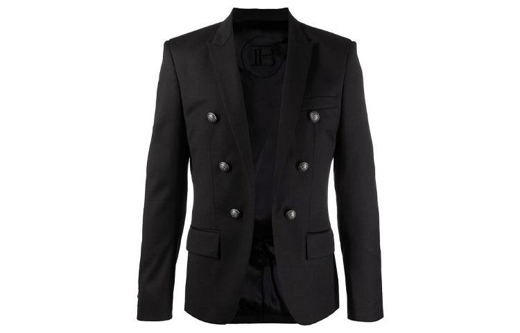 Balmain Пиджак Men’s SS21 Double Breasted Suit Black