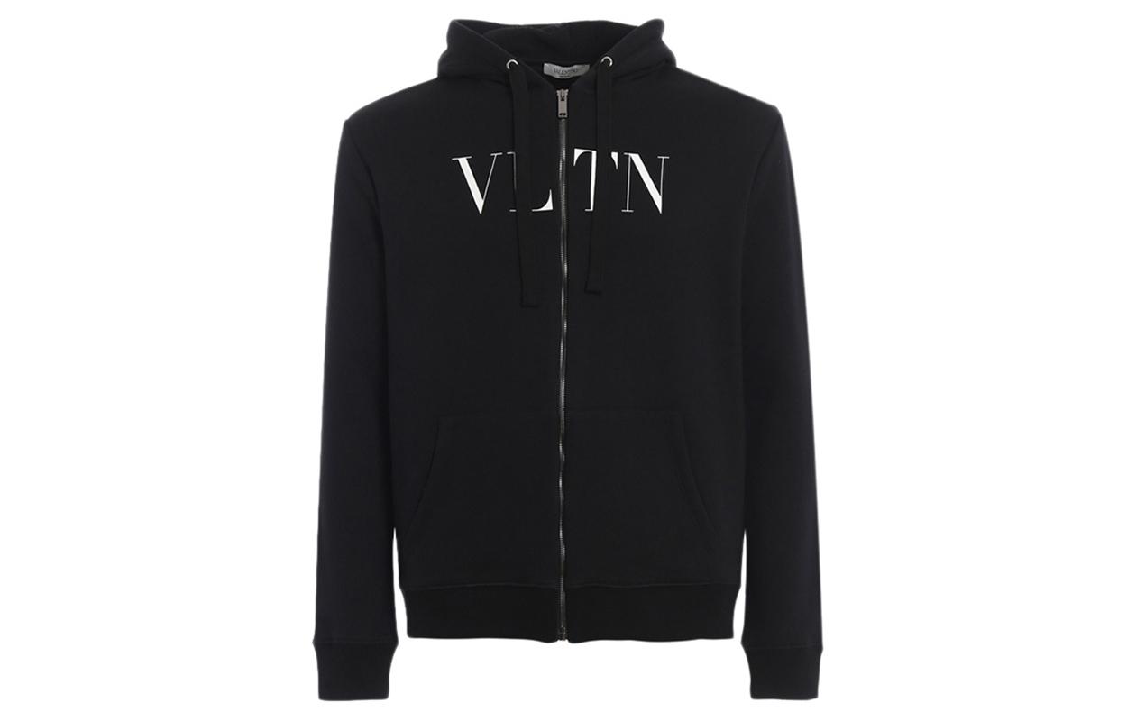 Valentino Толстовка на молнии Men’s Logo Hooded Jacket Black