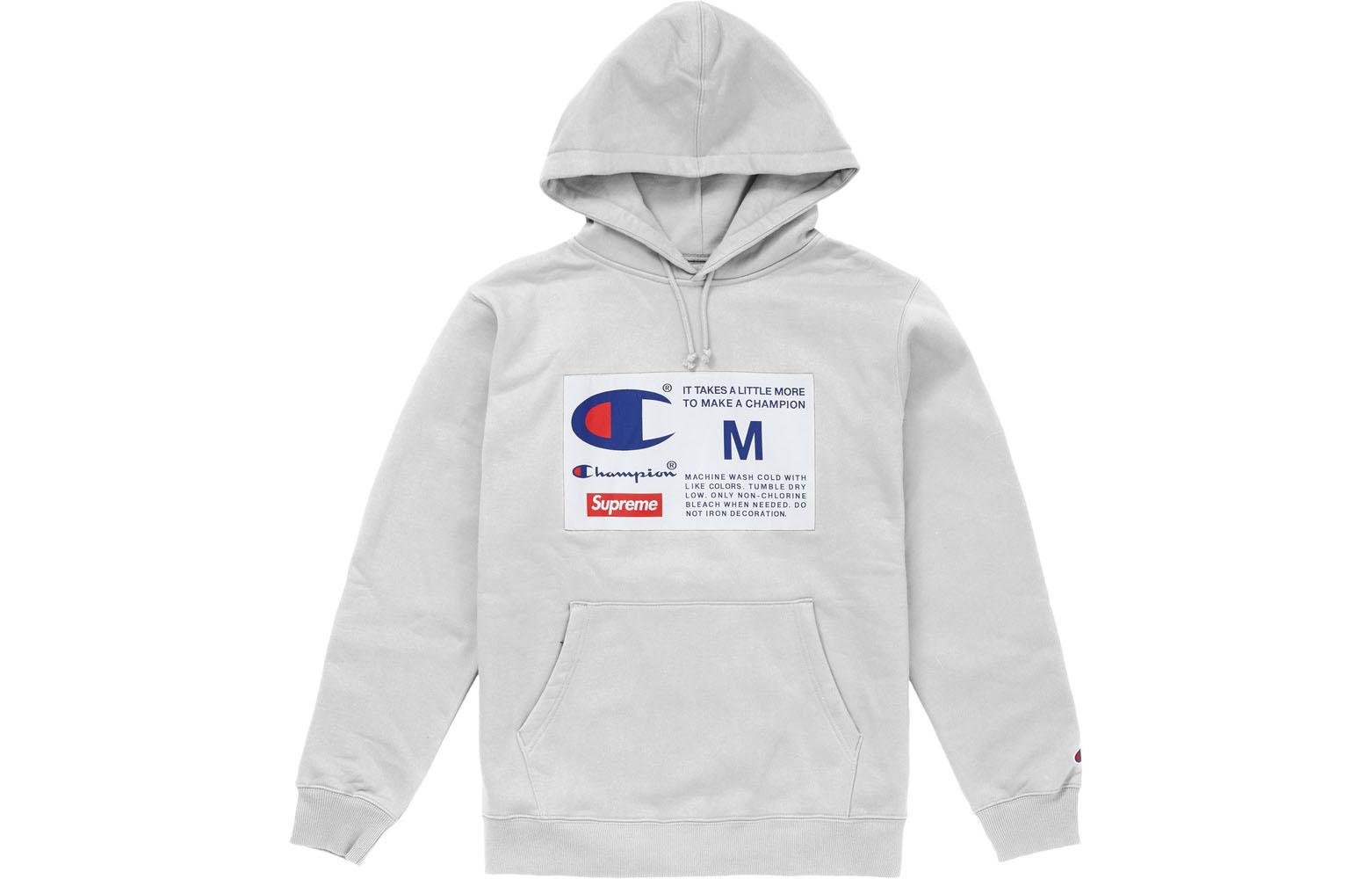 Supreme Худи и толстовки X Champion FW18
