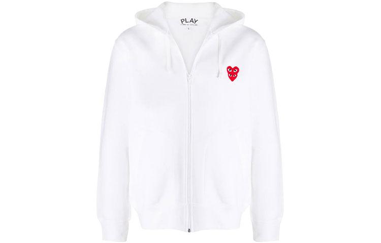 Comme Des Garçons Толстовка на молнии Play Men Sweatshirt