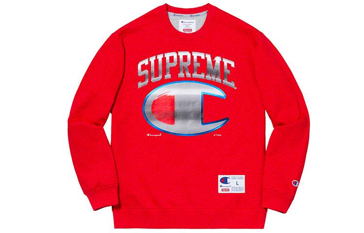 Supreme Худи и толстовки SS19 x Champion Chrome Crewneck