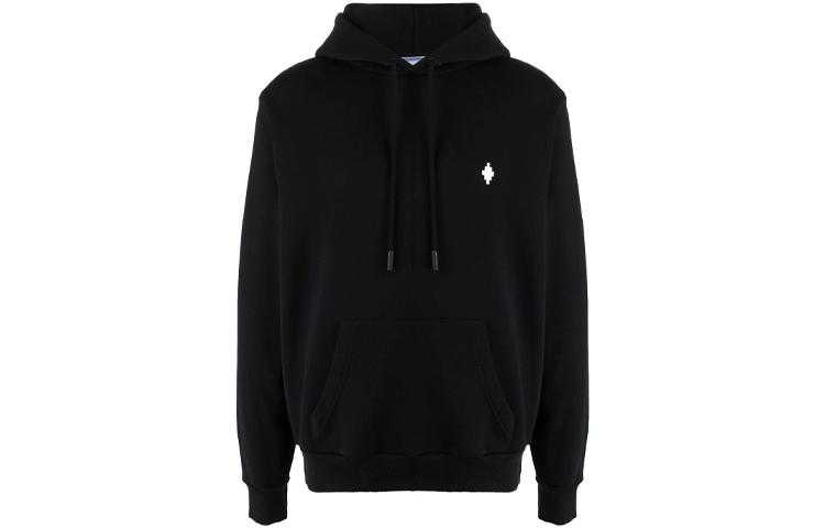 Marcelo Burlon Худи и толстовки Men’s County Of Milan Logo Printed Hoodie Black