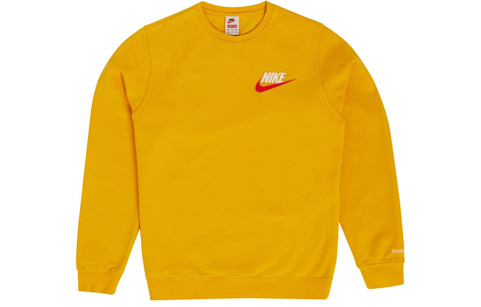 Nike x Supreme Худи и толстовки FW18 Crewneck Mustard